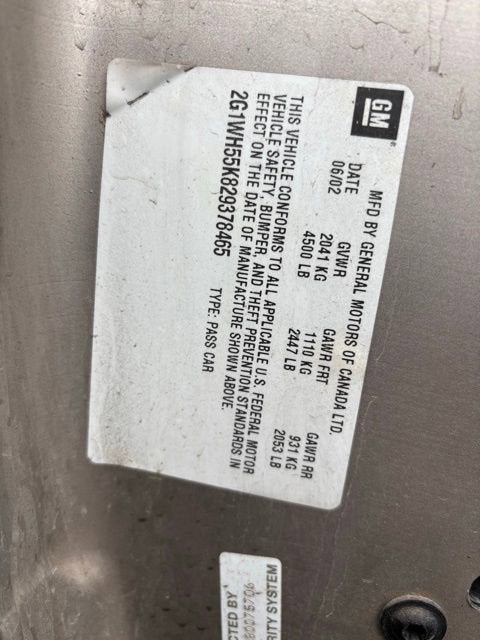 2002 Chevrolet Impala LS