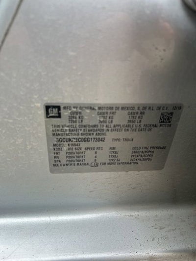 2016 Chevrolet Silverado 1500 LT