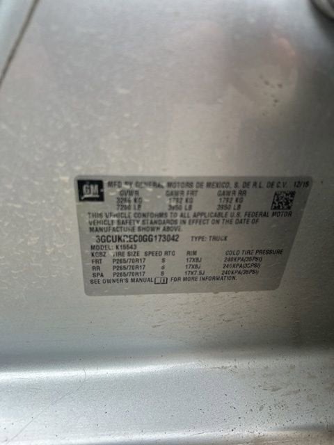 2016 Chevrolet Silverado 1500 LT