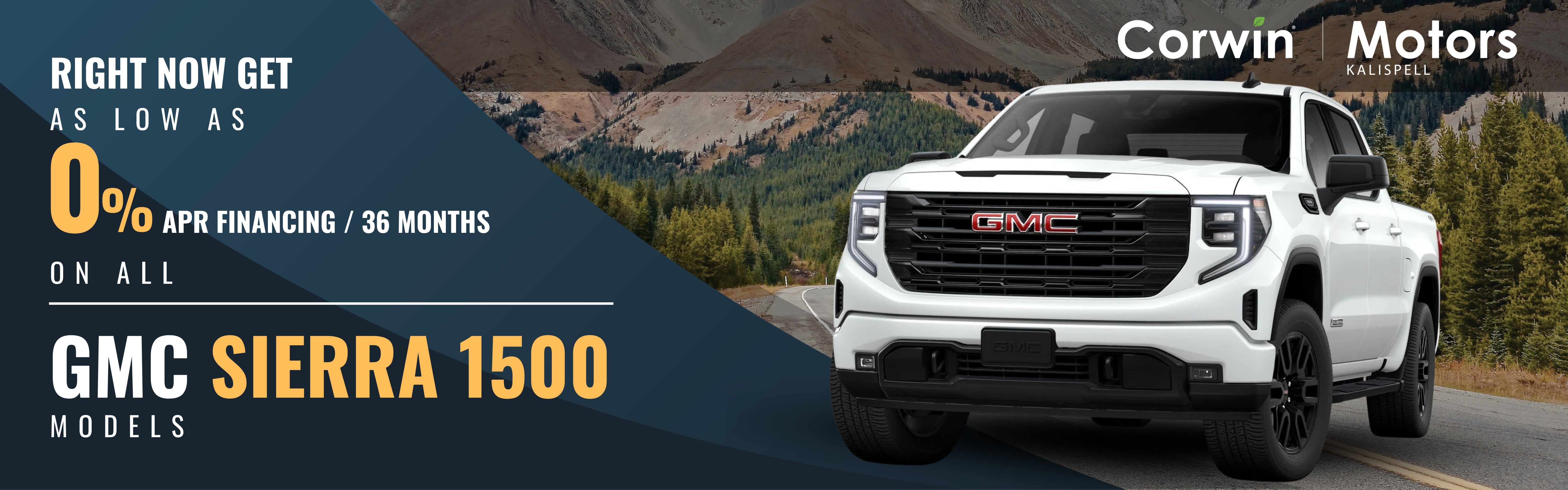 0% APR Financing on all GMC Sierra 1500
