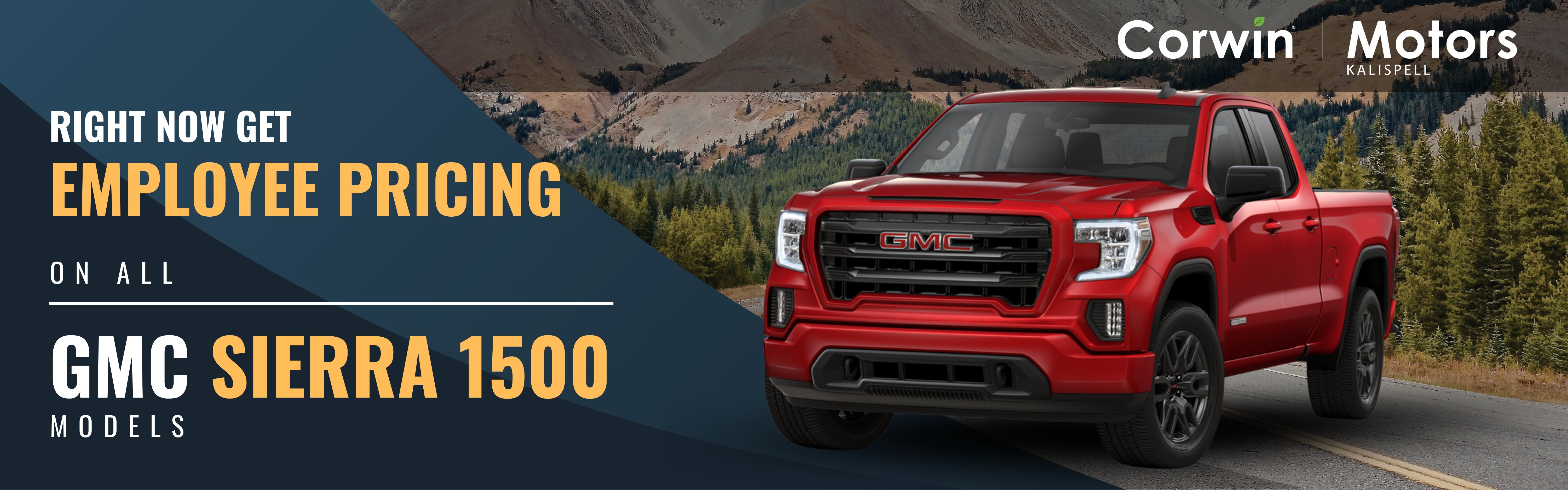 Employee Pricing on All GMC Sierra 1500
