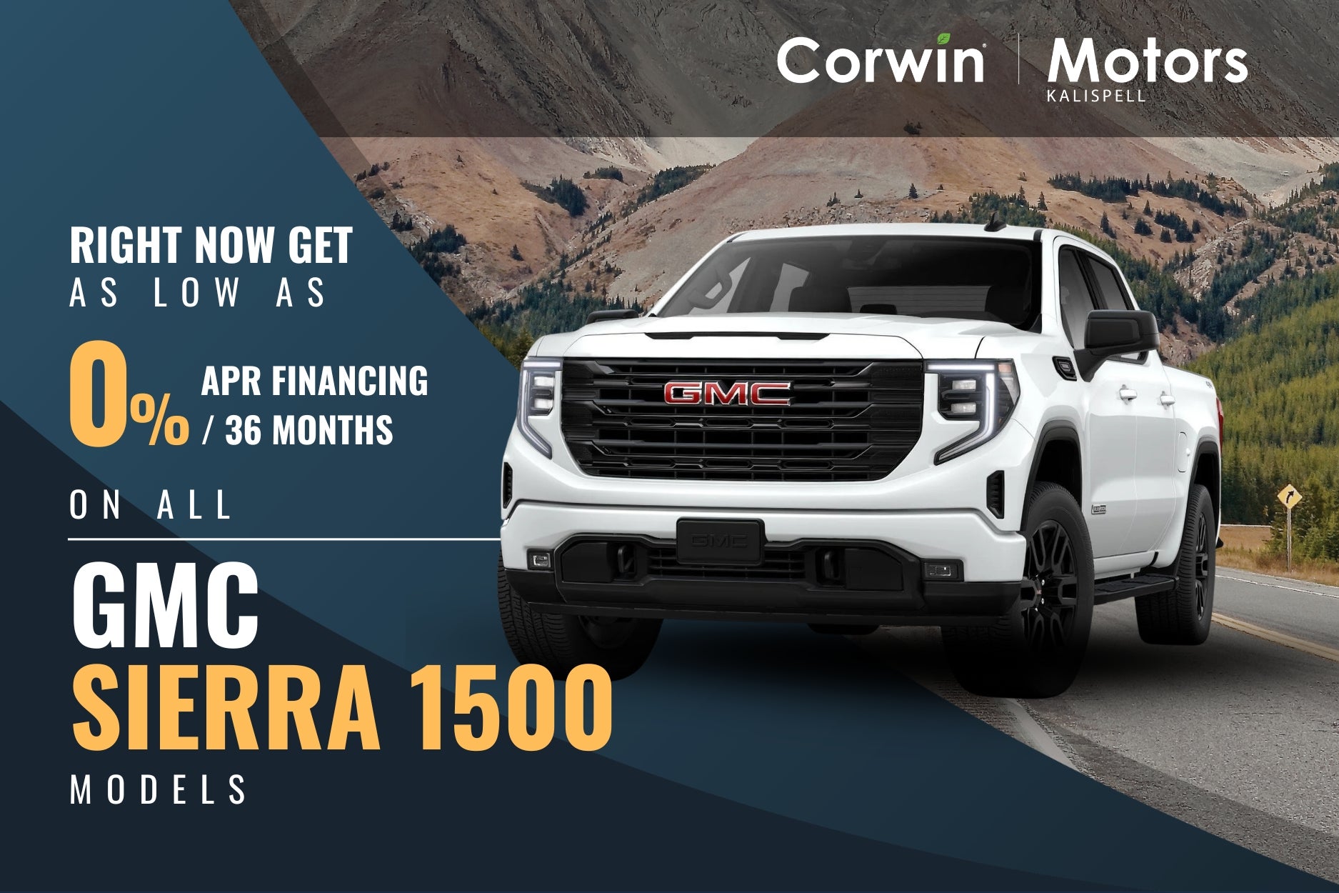 0% APR Financing on all GMC Sierra 1500